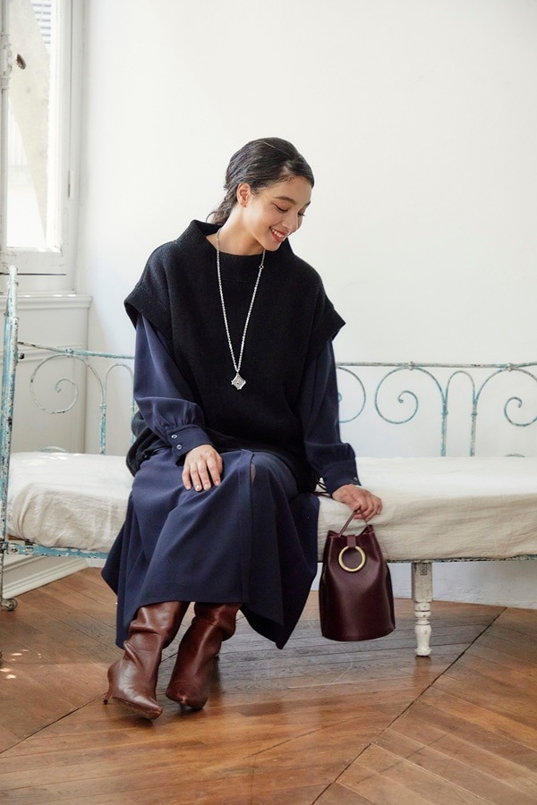 再販】2025AW_ダブルヨークワンピース（2026年2月注文受付・発送予定