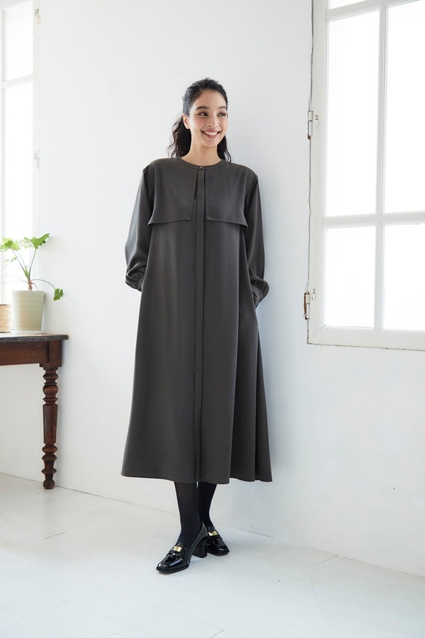 【オアーノ】ダブルヨークワンピース 新品 再販】2025AW_ダブルヨークワンピース（2026年2月注文受付・発送予定