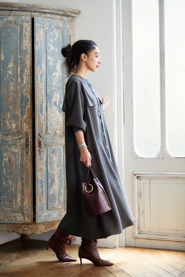 【再販】2025AW_ダブルヨークワンピース（2026年2月）