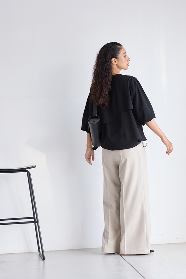 【再販】2025AW_ジョーゼット長袖バルーンブラウス（2026年9月予約受付）