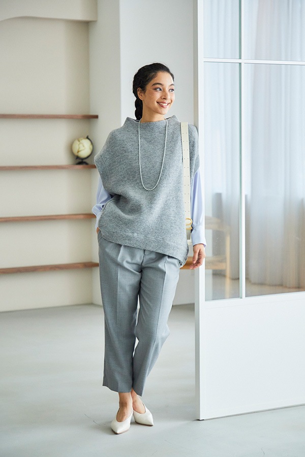 【再販】2025AW_ジョーゼット長袖バルーンブラウス（2026年9月予約受付）