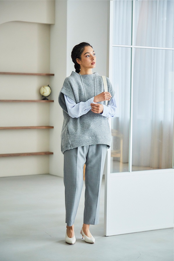 【再販】2025AW_ジョーゼット長袖バルーンブラウス（2026年9月予約受付）