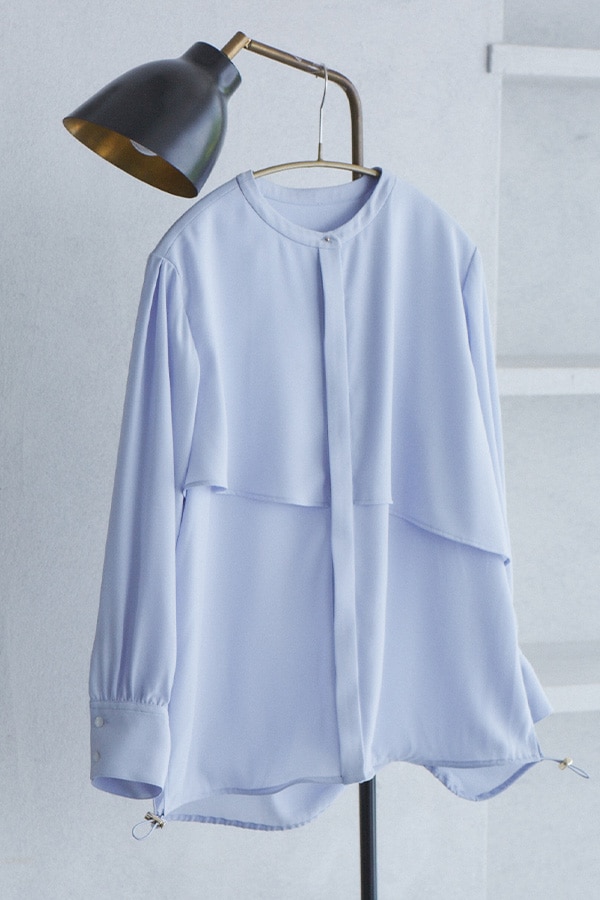 再販】2025AW_ジョーゼット長袖バルーンブラウス（2026年2月注文受付