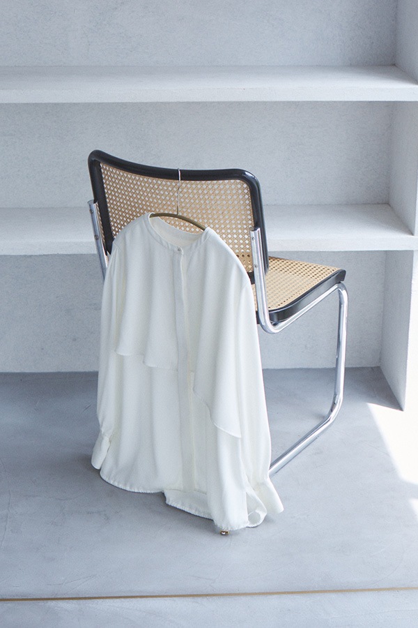 【再販】2025AW_ジョーゼット長袖バルーンブラウス（2026年9月予約受付）