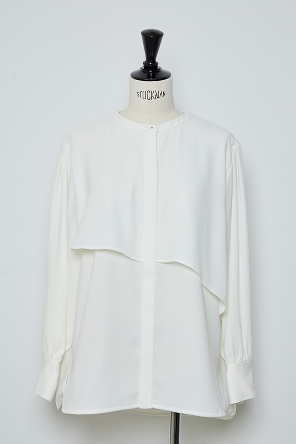 【再販】2025AW_ジョーゼット長袖バルーンブラウス（2026年9月予約受付）