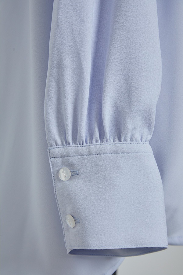 【再販】2025AW_ジョーゼット長袖バルーンブラウス（2026年9月予約受付）