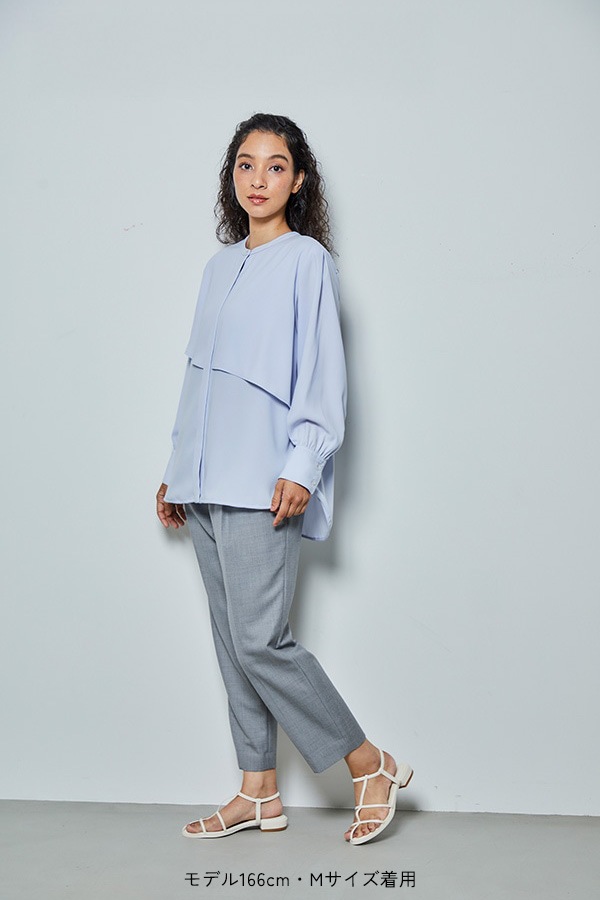 【再販】2025AW_ジョーゼット長袖バルーンブラウス（2026年9月予約受付）