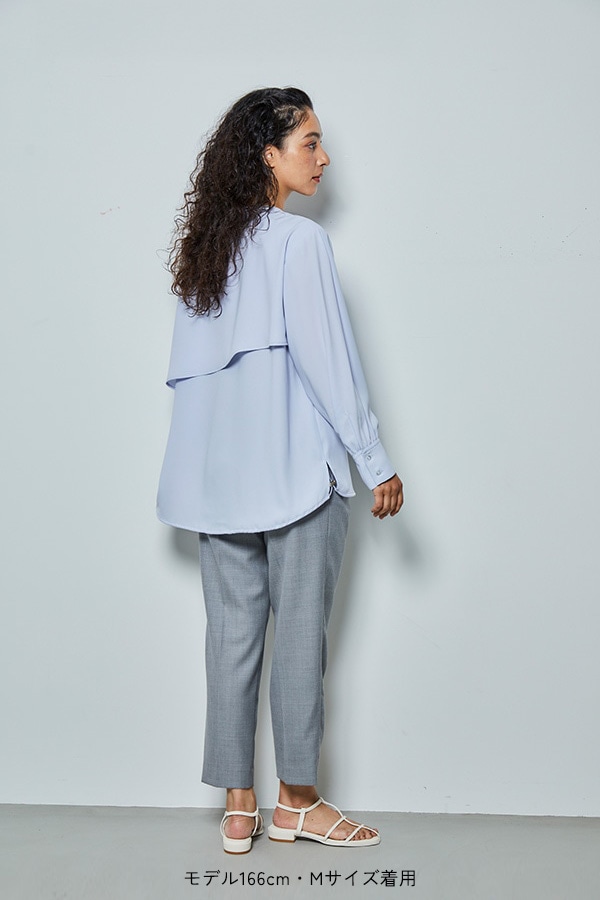 【再販】2025AW_ジョーゼット長袖バルーンブラウス（2026年9月予約受付）