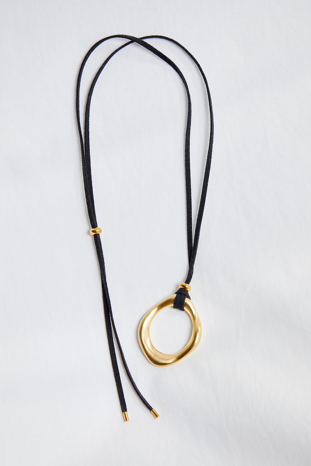 OWAUNO オーバルカーブコードネックレス 2026SS_オーバルカーブコードネックレス（金属アレルギー対応）【4月