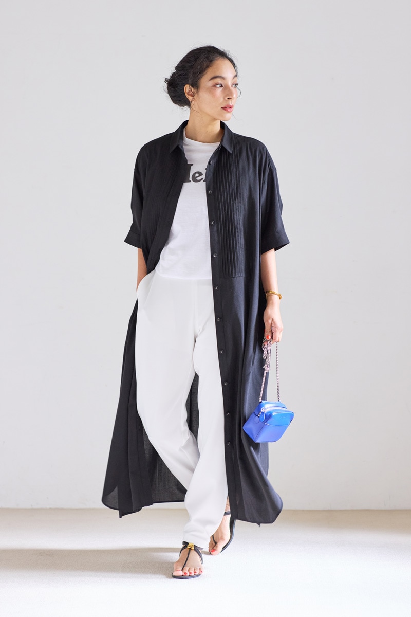 【再販】2026SS_ピンタックシャツワンピース（2026年5月注文受付・発送予定）