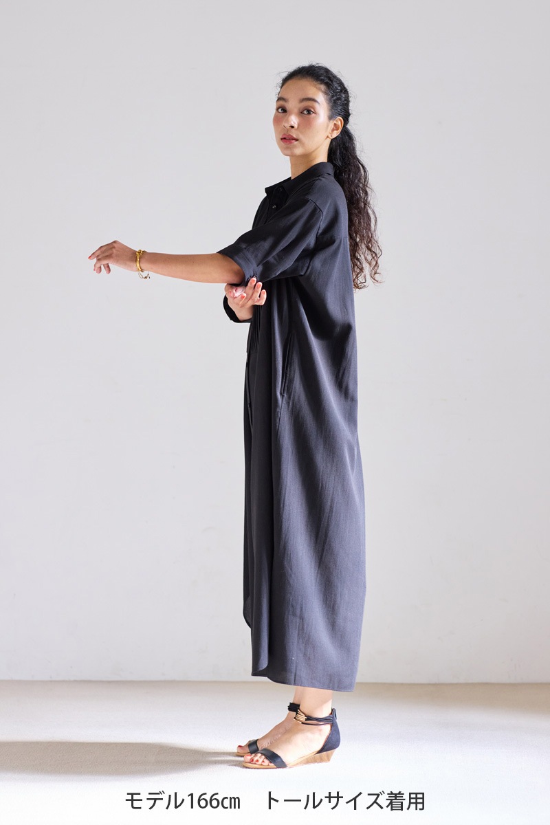 【再販】2026SS_ピンタックシャツワンピース（2026年5月注文受付・発送予定）