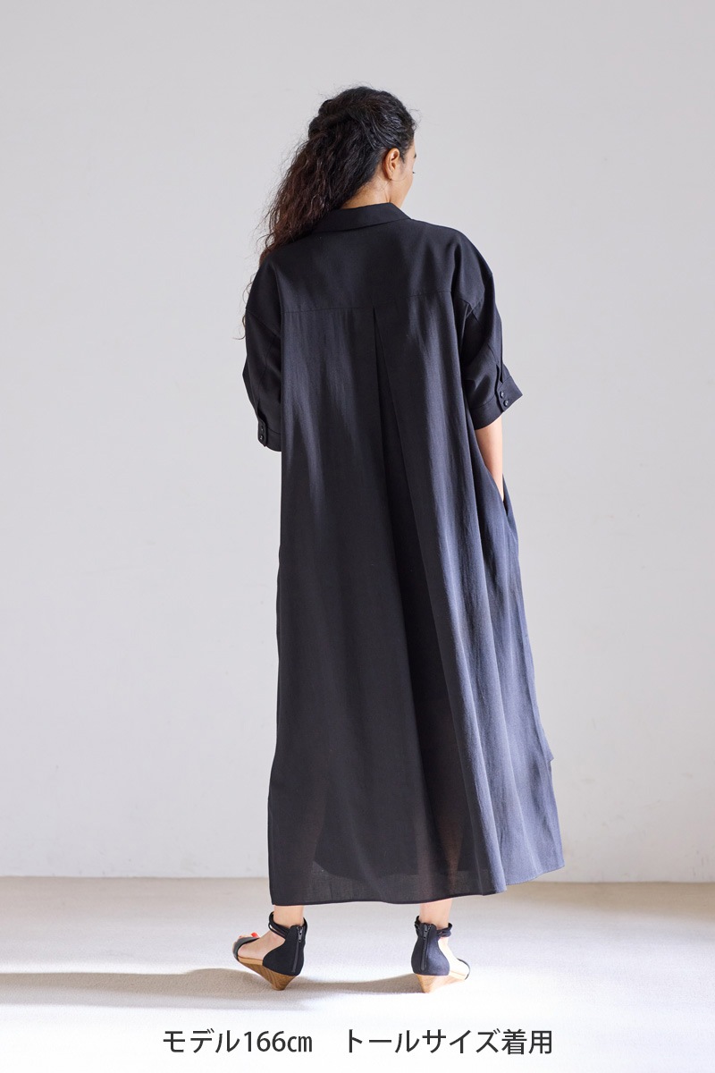 【再販】2026SS_ピンタックシャツワンピース（2026年5月注文受付・発送予定）