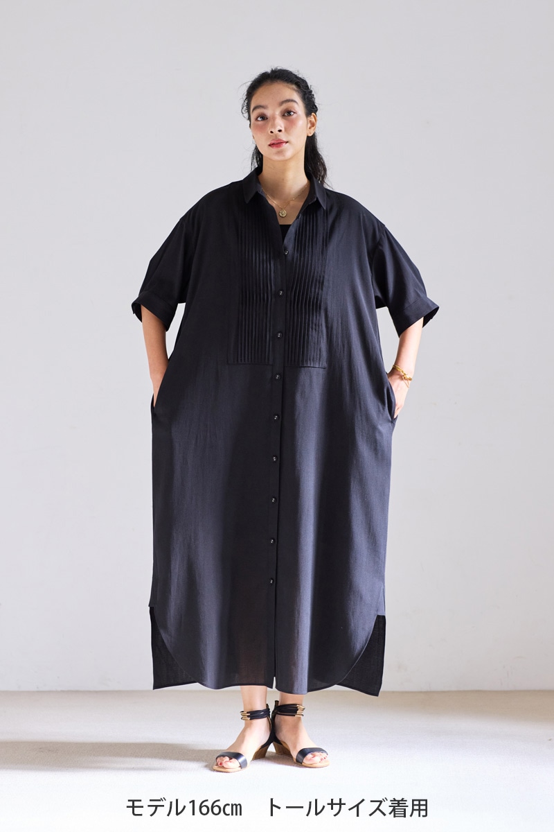 【再販】2026SS_ピンタックシャツワンピース（2026年5月注文受付・発送予定）