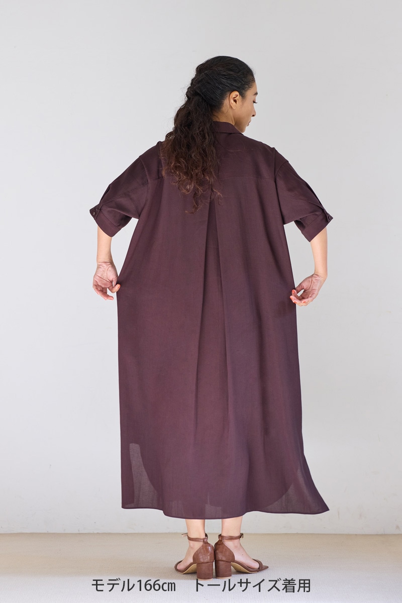 【再販】2026SS_ピンタックシャツワンピース（2026年5月注文受付・発送予定）