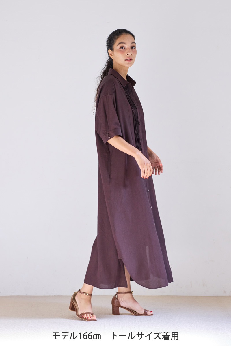 【再販】2026SS_ピンタックシャツワンピース（2026年5月注文受付・発送予定）