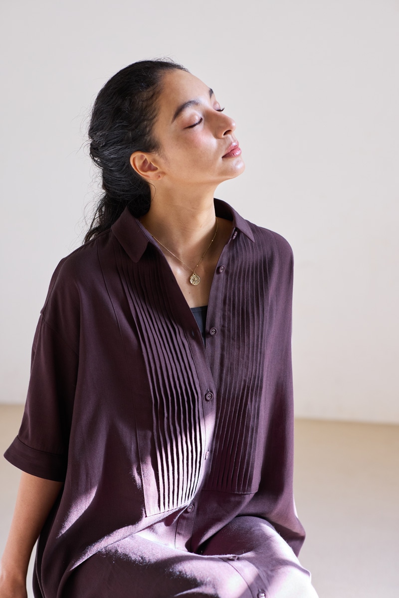 【再販】2026SS_ピンタックシャツワンピース（2026年5月注文受付・発送予定）