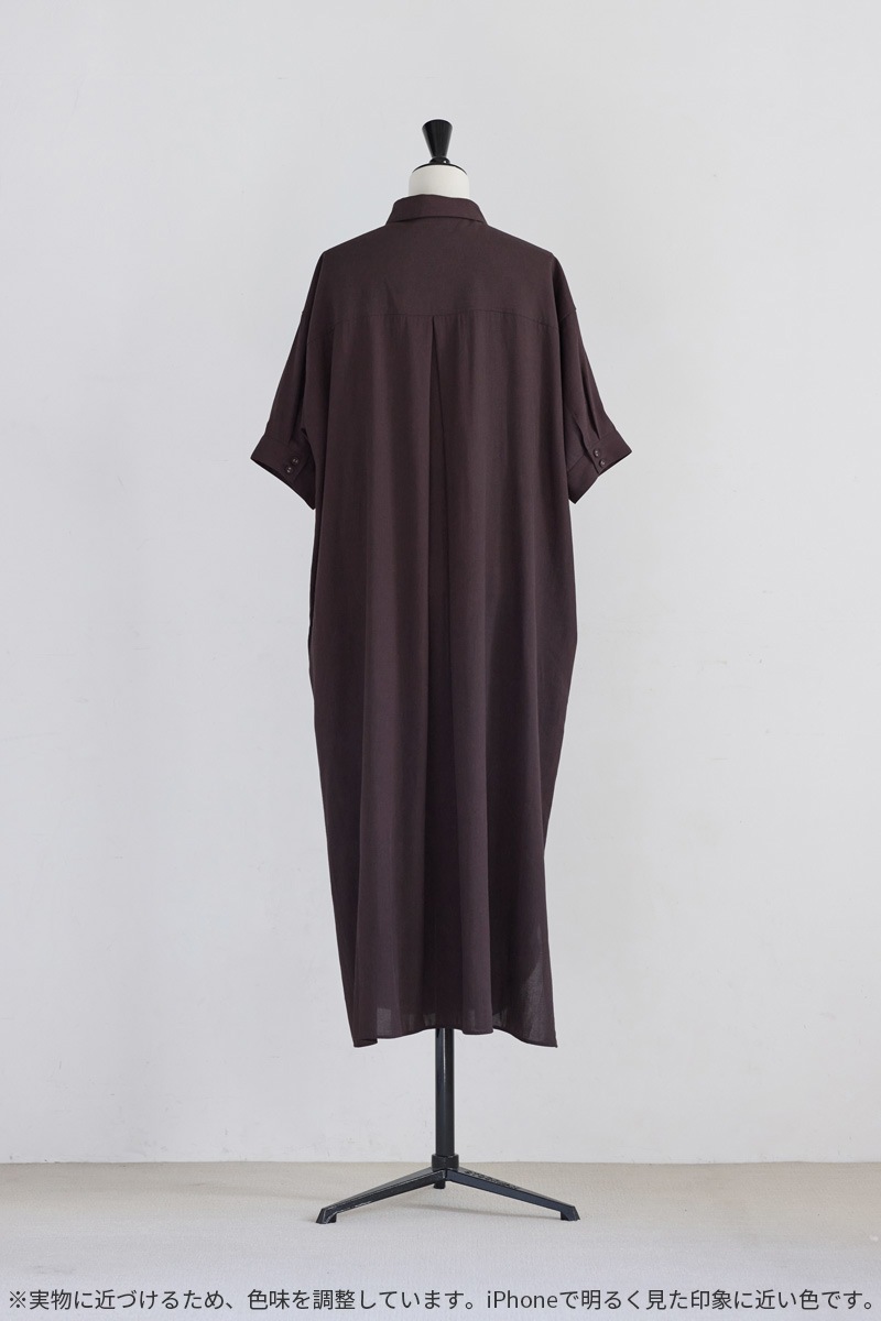 【再販】2026SS_ピンタックシャツワンピース（2026年5月注文受付・発送予定）