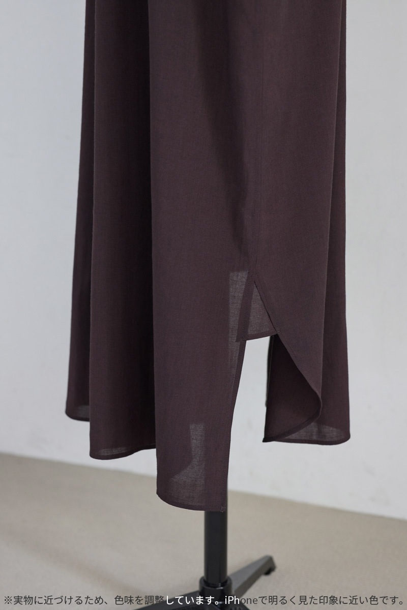 【再販】2026SS_ピンタックシャツワンピース（2026年5月注文受付・発送予定）