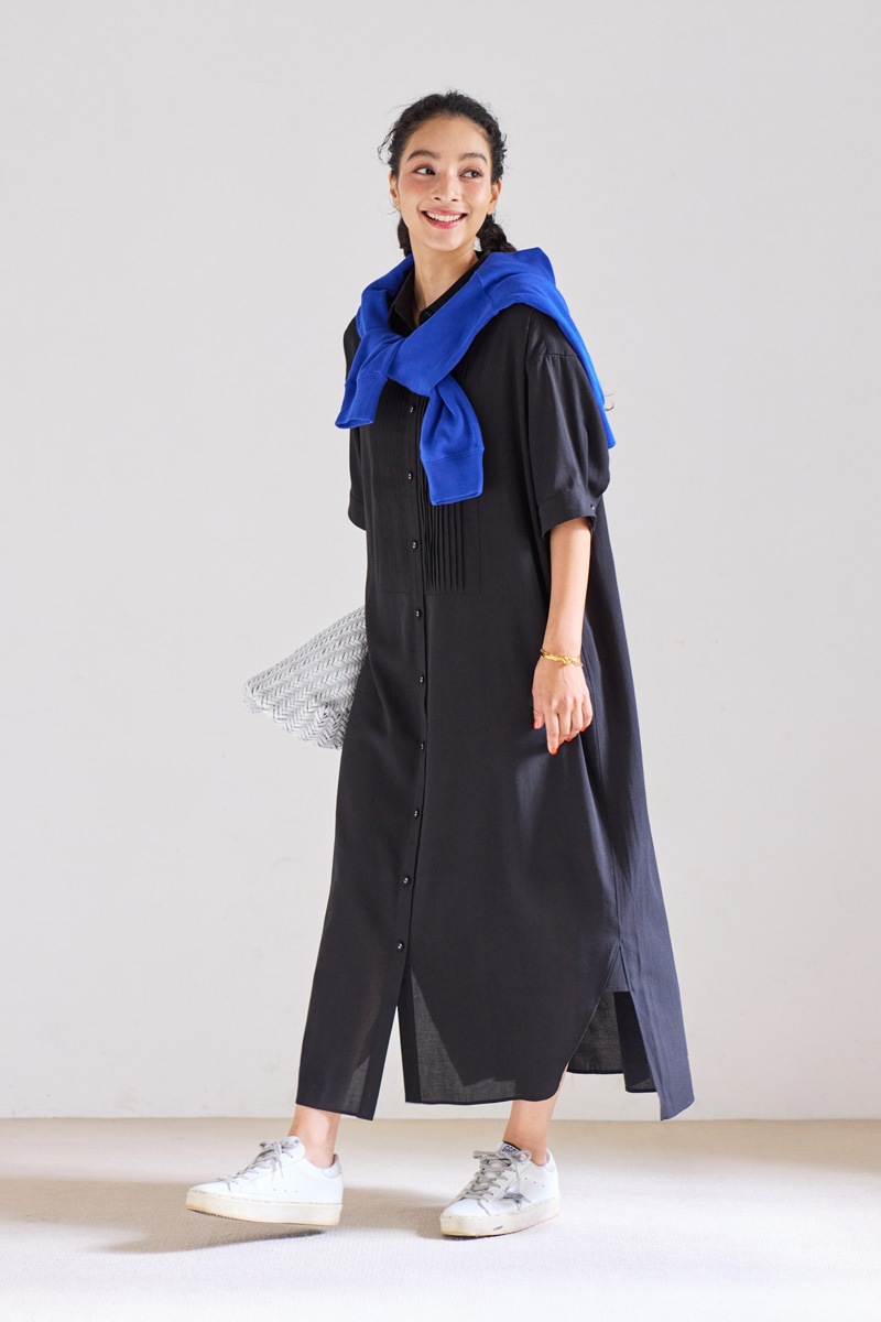 【再販】2026SS_ピンタックシャツワンピース（2026年5月注文受付・発送予定）