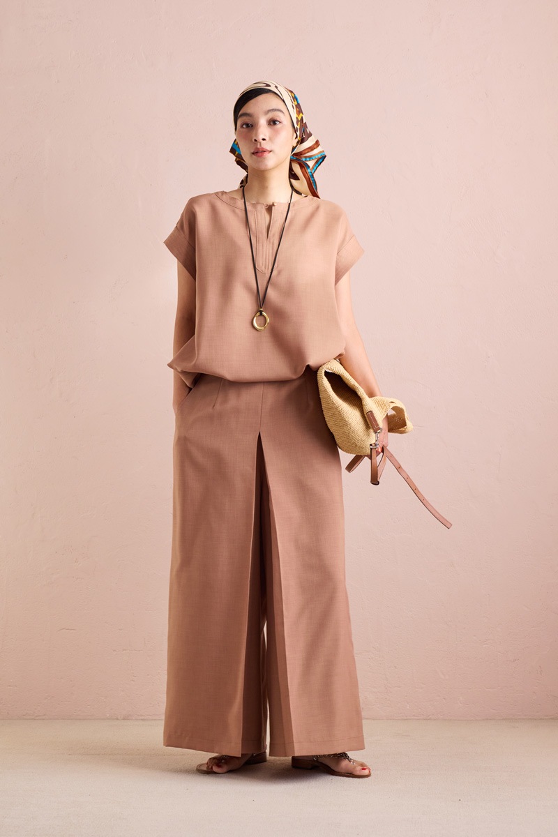 【再販】2026SS_ポプリンフレアパンツ（2026年5月）【セット割引対象商品】