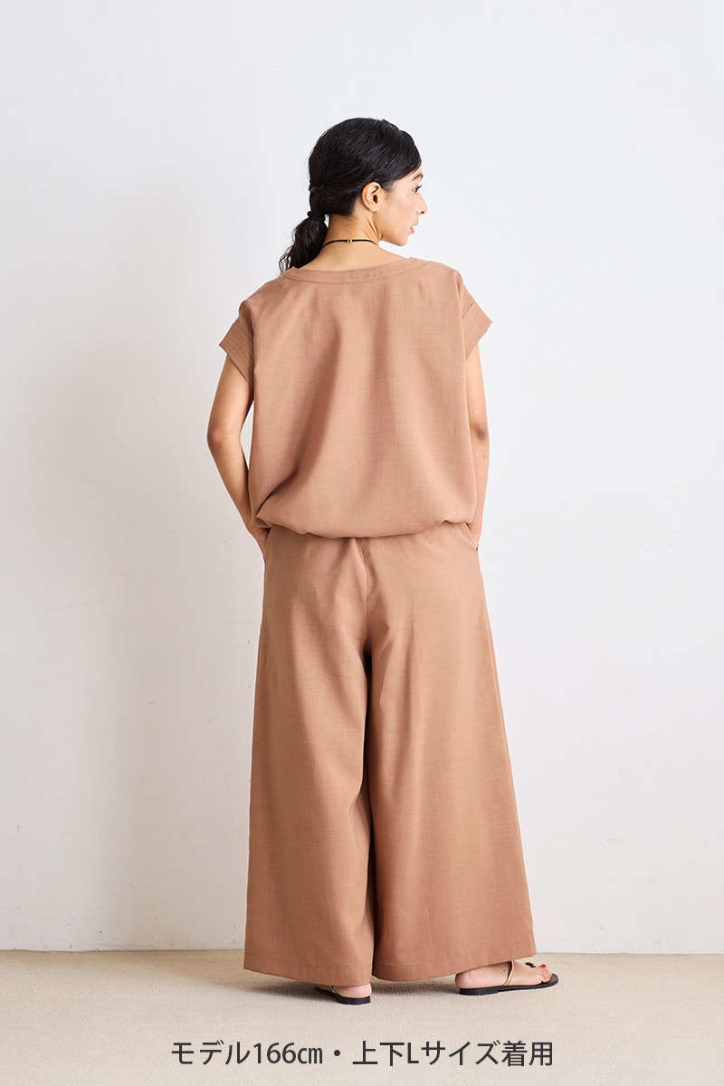 【再販】2026SS_ポプリンフレアパンツ（2026年5月）【セット割引対象商品】