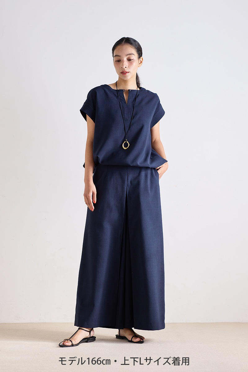 【再販】2026SS_ポプリンフレアパンツ（2026年5月）【セット割引対象商品】