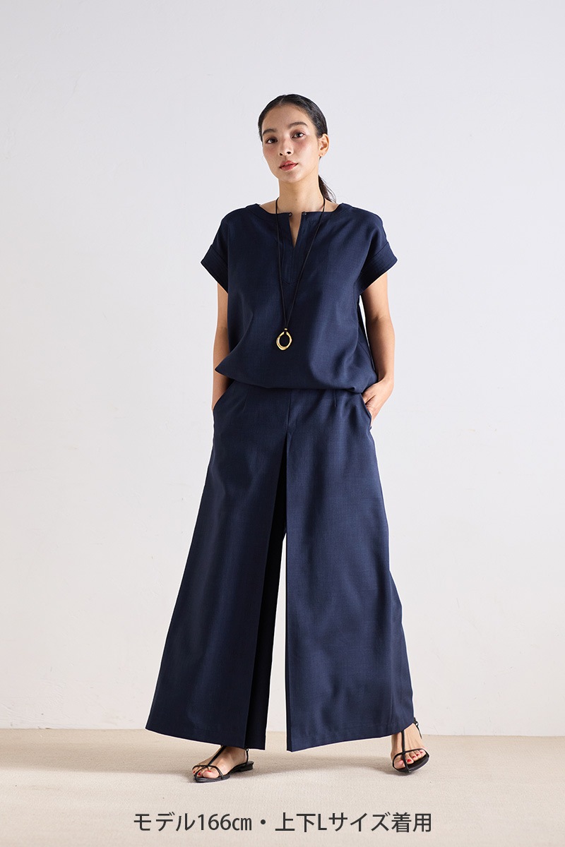 【再販】2026SS_ポプリンフレアパンツ（2026年5月）【セット割引対象商品】