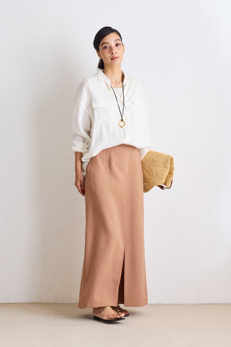 【再販】2026SS_ポプリンフレアパンツ（2026年5月）【セット割引対象商品】