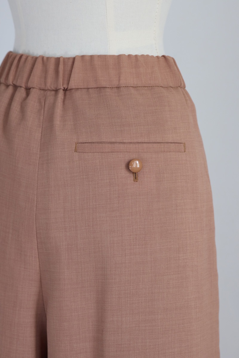 【再販】2026SS_ポプリンフレアパンツ（2026年5月）【セット割引対象商品】