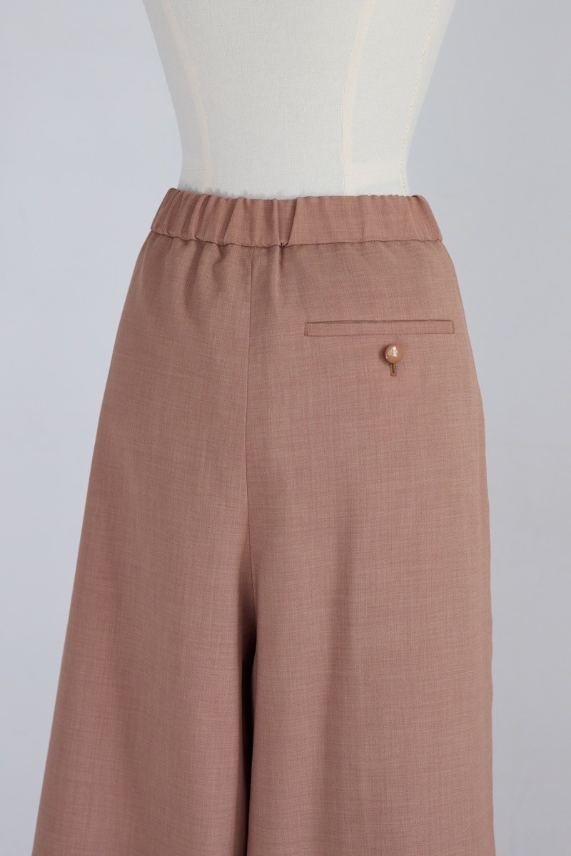 【再販】2026SS_ポプリンフレアパンツ（2026年5月）【セット割引対象商品】