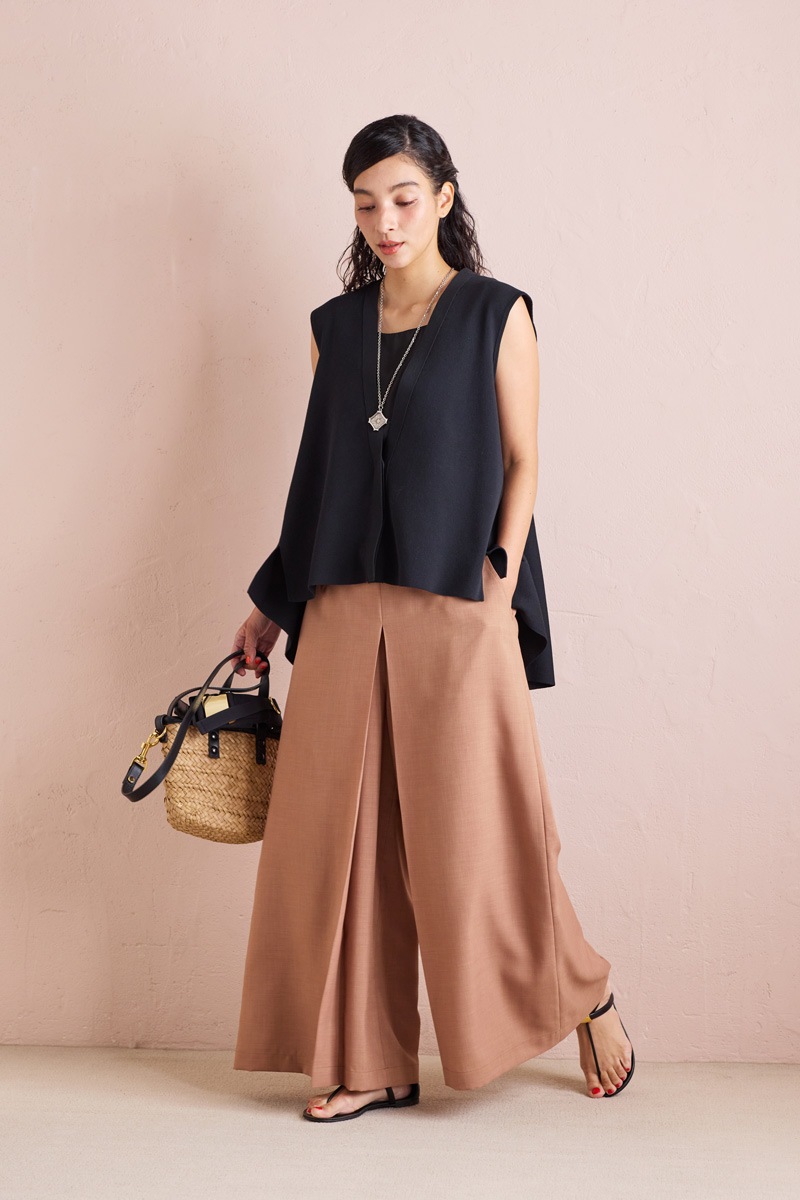 【再販】2026SS_ポプリンフレアパンツ（2026年5月）【セット割引対象商品】