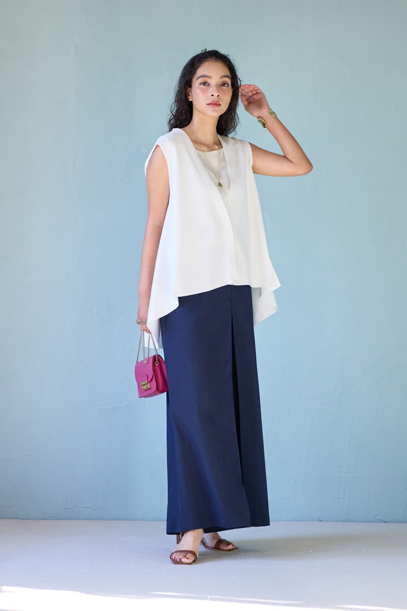 【再販】2026SS_ポプリンフレアパンツ（2026年5月）【セット割引対象商品】