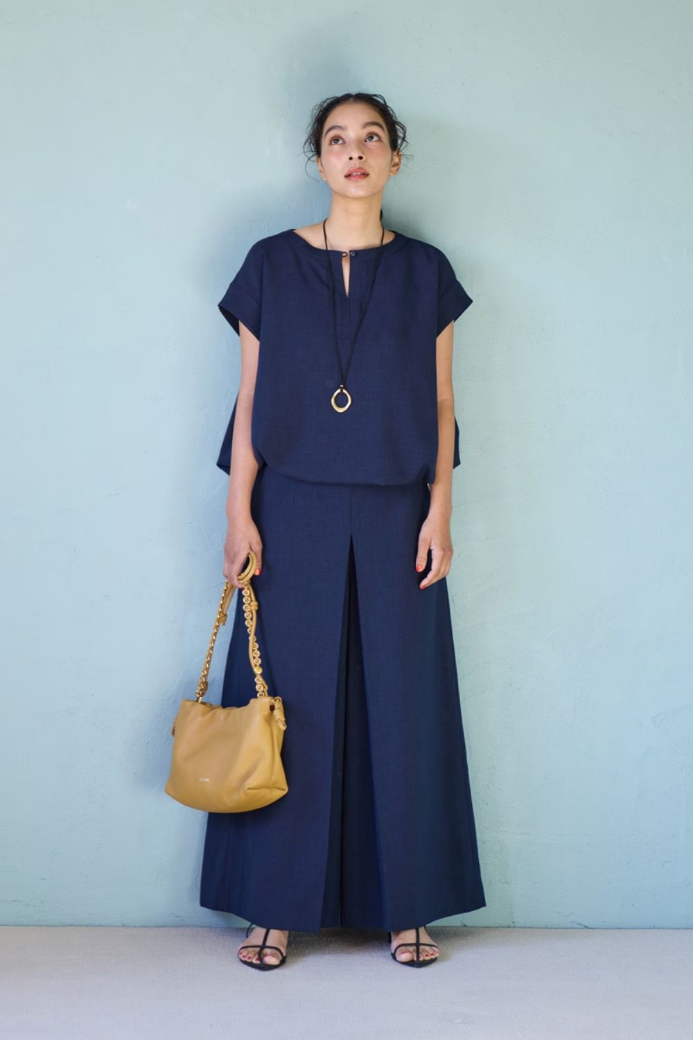 【再販】2026SS_ポプリンフレアパンツ（2026年5月）【セット割引対象商品】