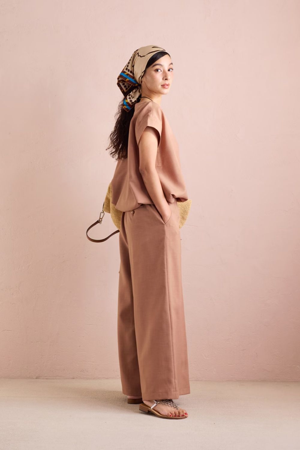 【再販】2026SS_ポプリンフレアパンツ（2026年5月）【セット割引対象商品】