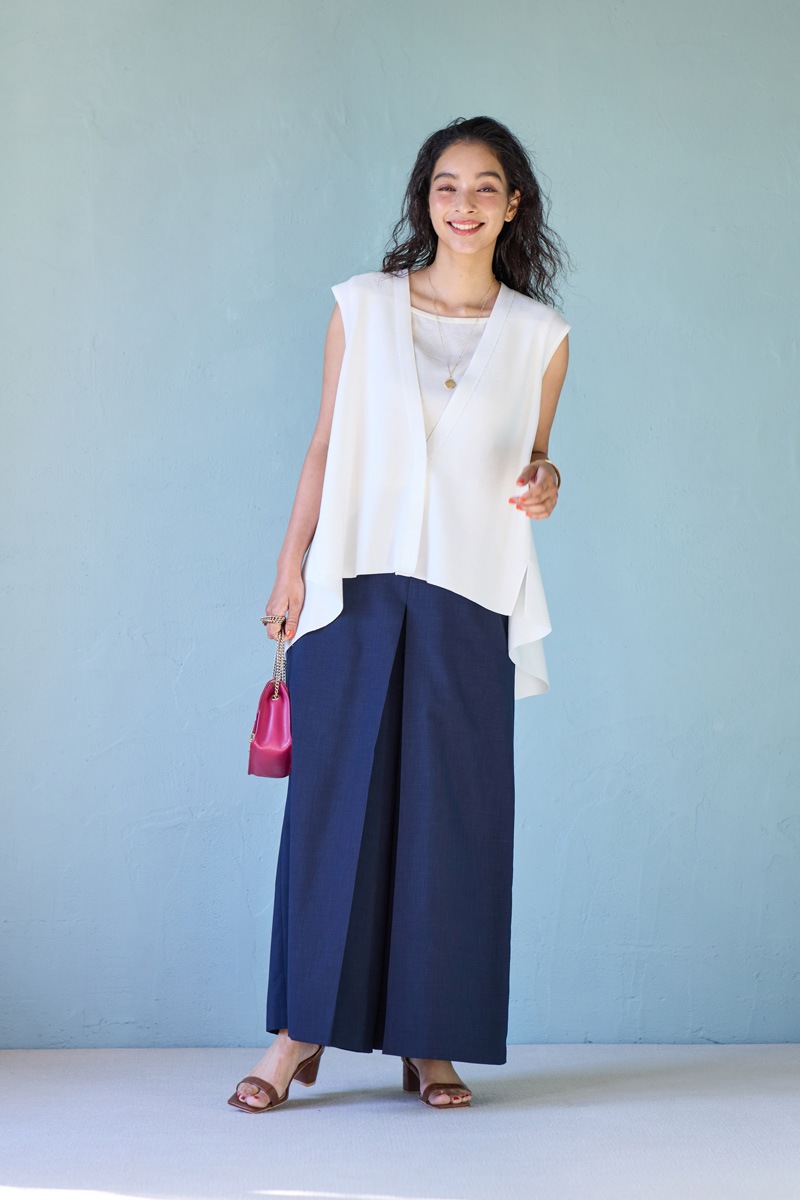 【再販】2026SS_ポプリンフレアパンツ（2026年5月）【セット割引対象商品】