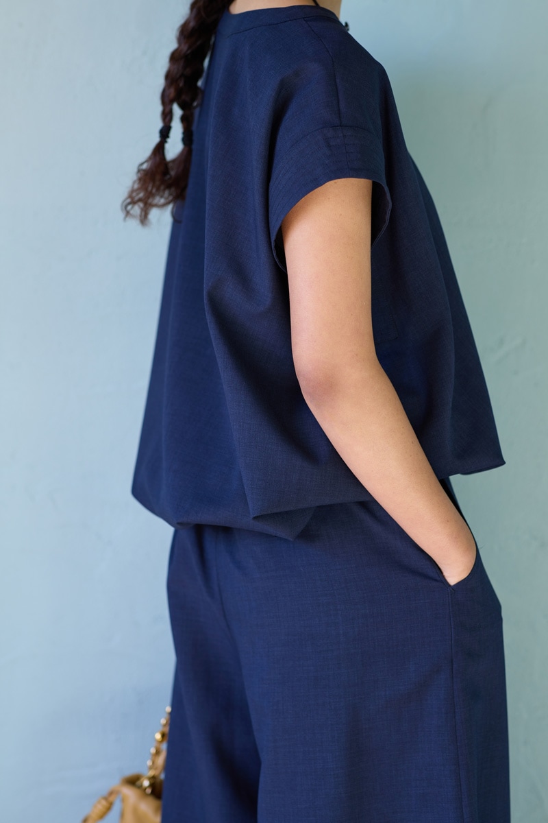 【再販】2026SS_ポプリンバルーンブラウス(2026年5月)【セット割引対象商品】