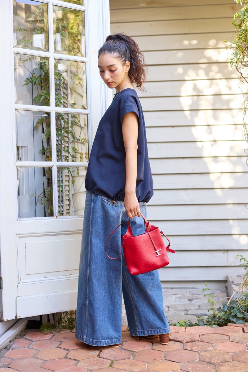 【再販】2026SS_ポプリンバルーンブラウス(2026年5月)【セット割引対象商品】