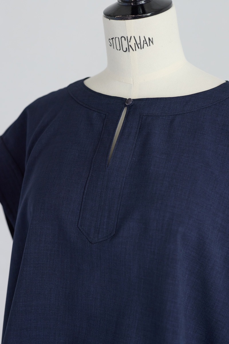 【再販】2026SS_ポプリンバルーンブラウス(2026年5月)【セット割引対象商品】