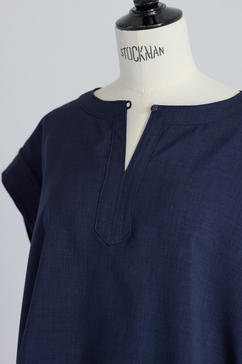 【再販】2026SS_ポプリンバルーンブラウス(2026年5月)【セット割引対象商品】