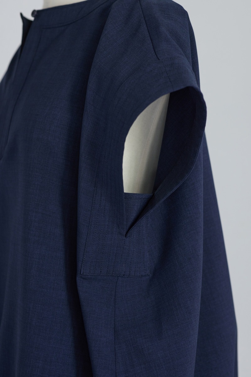 【再販】2026SS_ポプリンバルーンブラウス(2026年5月)【セット割引対象商品】