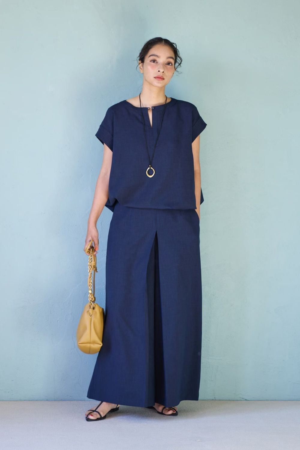 【再販】2026SS_ポプリンバルーンブラウス(2026年5月)【セット割引対象商品】