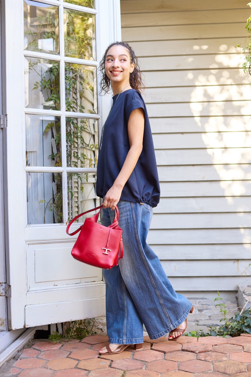 【再販】2026SS_ポプリンバルーンブラウス(2026年5月)【セット割引対象商品】