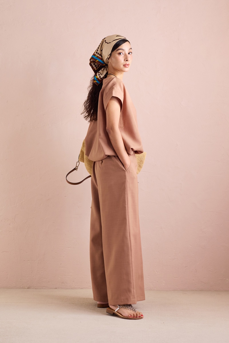 【再販】2026SS_ポプリンバルーンブラウス(2026年5月)【セット割引対象商品】