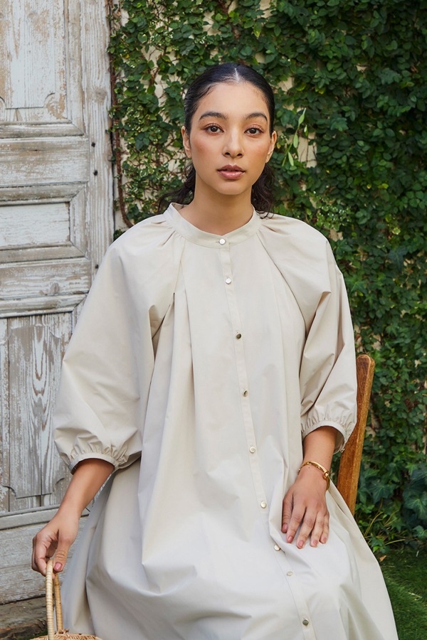 【再販】2025SS_ラグランスリーブワンピース