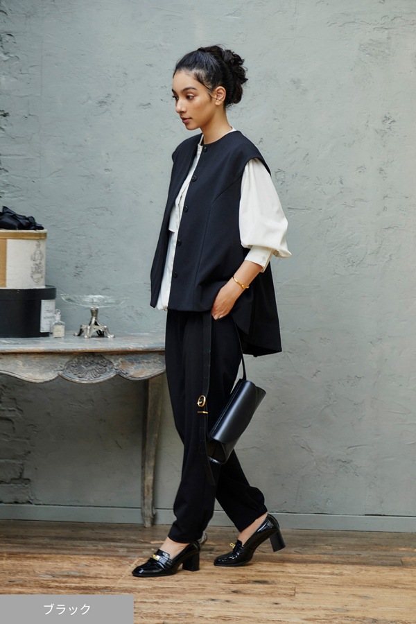 2025SS_ジョーゼットストレッチ ジョガーパンツオアーノ