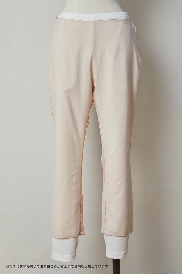 【再販】2025SS_ジョーゼットストレッチジョガー