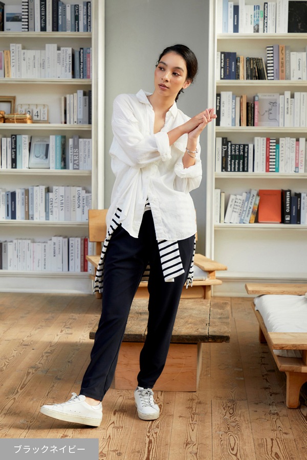 【再販】2025SS_ジョーゼットストレッチジョガー