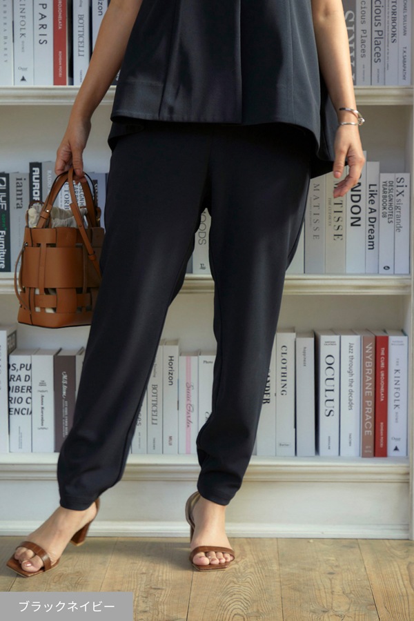 【再販】2025SS_ジョーゼットストレッチジョガー