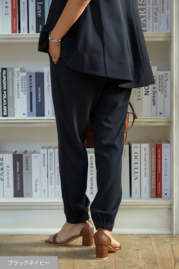 【再販】2025SS_ジョーゼットストレッチジョガー