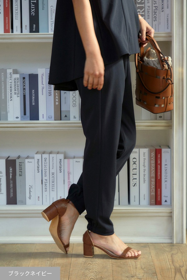 【再販】2025SS_ジョーゼットストレッチジョガー